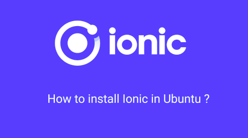 Ionic install in ubuntu