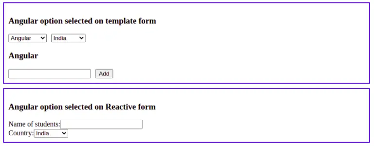 Select Option Set Value Angular