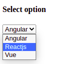 Angular ngFor select option