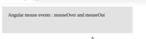 Angular mouse events