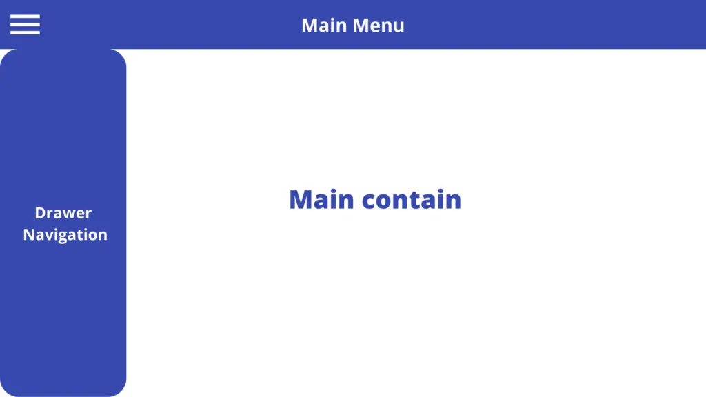 Material UI Drawer Component