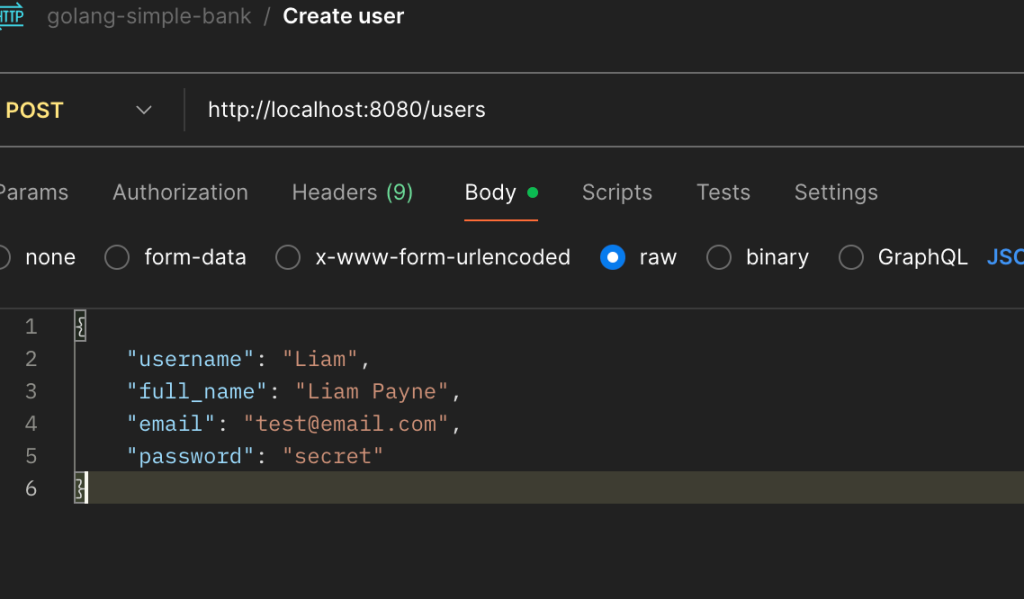 User Passwords with bcrypt in Golang